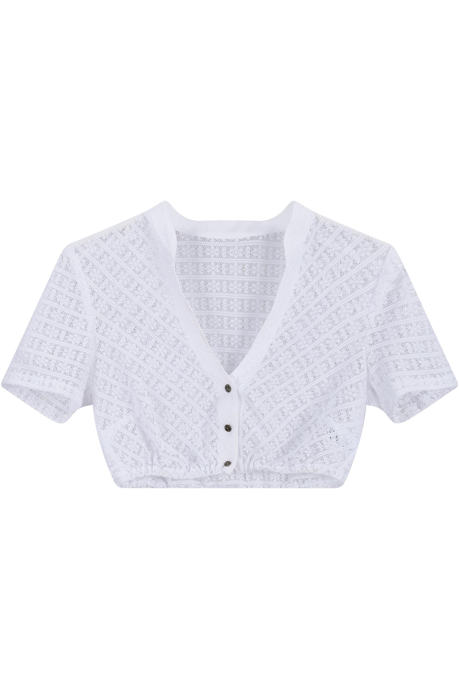 Waldorff Dirndlbluse Feli in Weiß